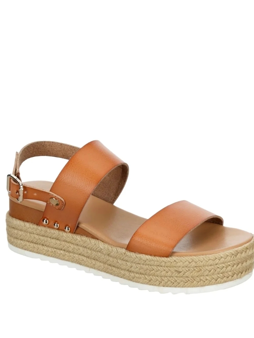 Xappeal Amelia Tan Espadrille Platform Sandals for Women Size 5.5